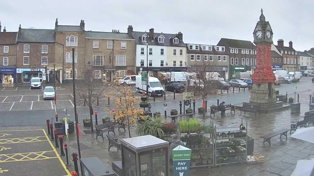 Thirsk webcam overlooking the Market Place