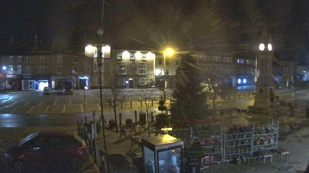 Thirsk webcam overlooking the Market Place