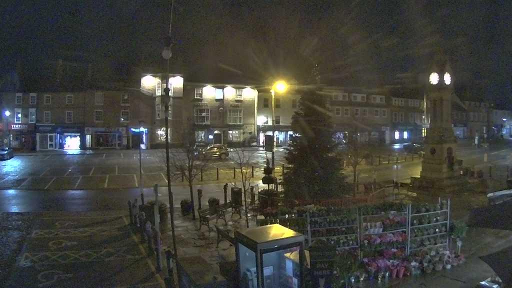 Thirsk webcam overlooking the Market Place