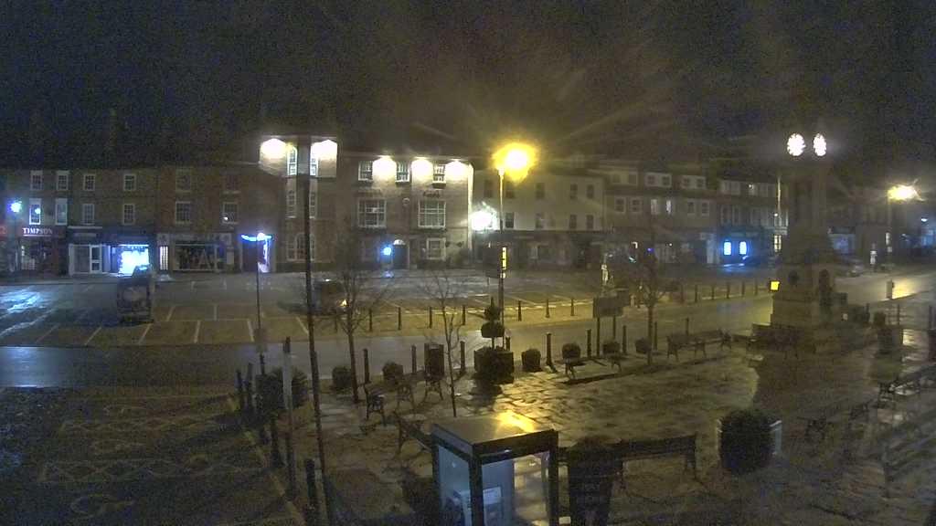 Thirsk webcam overlooking the Market Place