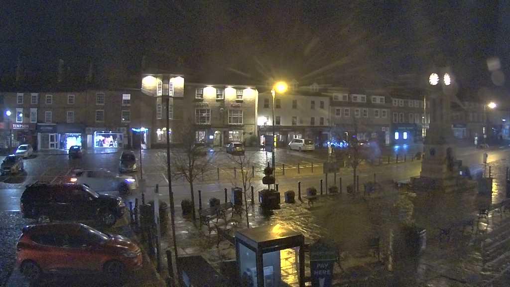 Thirsk webcam overlooking the Market Place