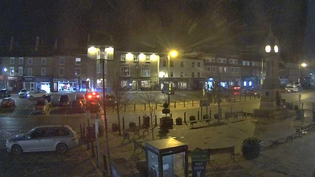 Thirsk webcam overlooking the Market Place