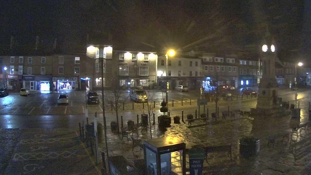 Thirsk webcam overlooking the Market Place