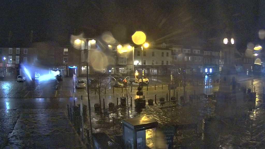 Thirsk webcam overlooking the Market Place