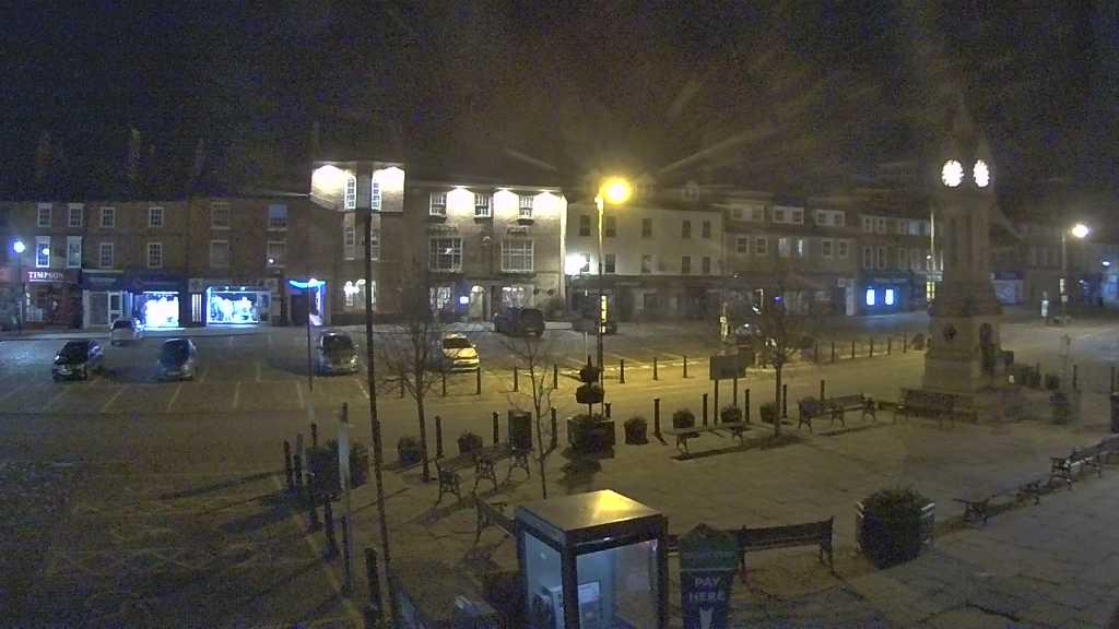 Thirsk webcam overlooking the Market Place