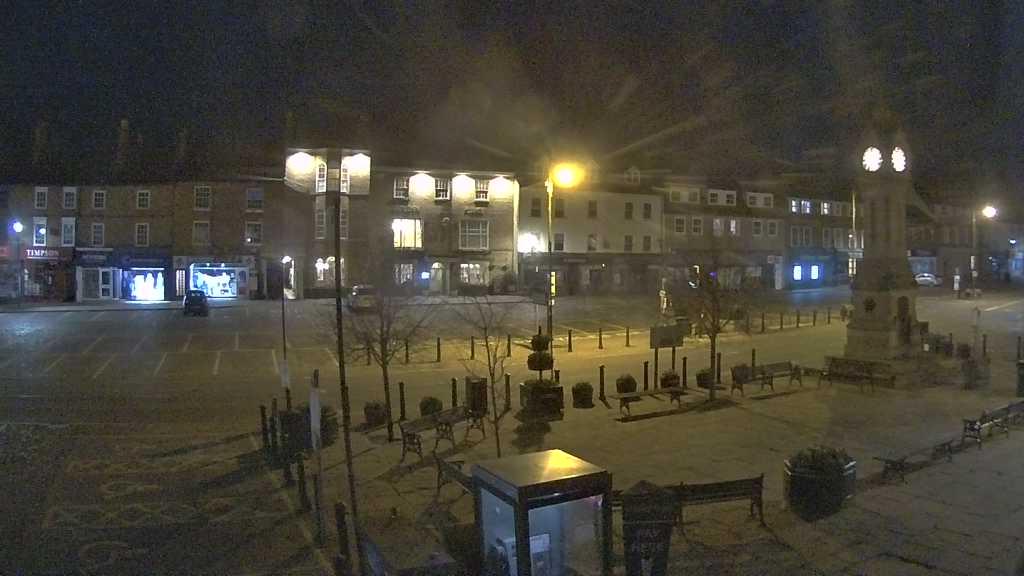 Thirsk webcam overlooking the Market Place