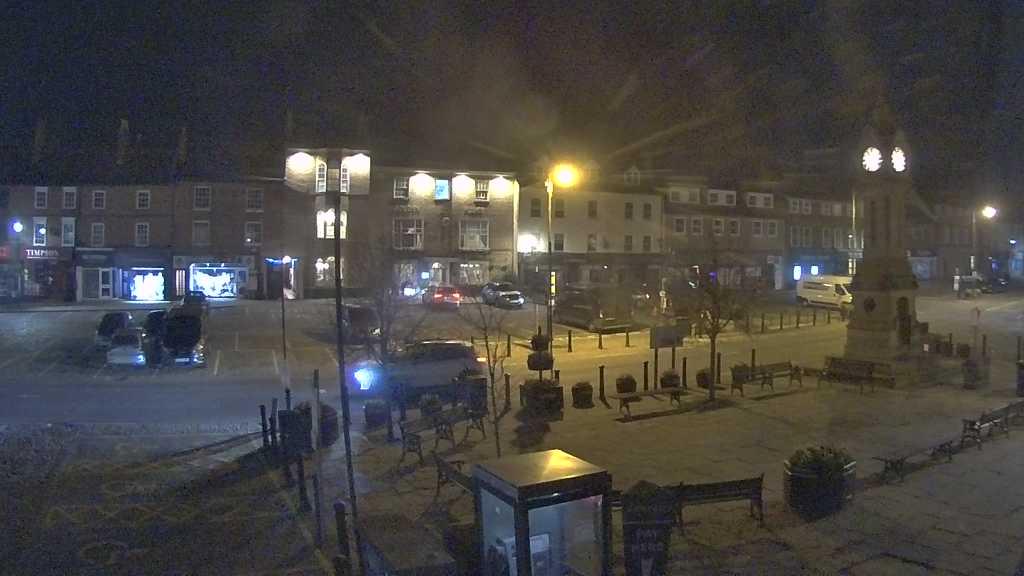 Thirsk webcam overlooking the Market Place