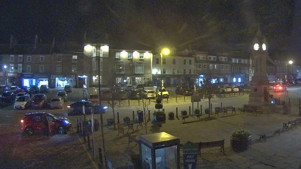 Thirsk webcam overlooking the Market Place