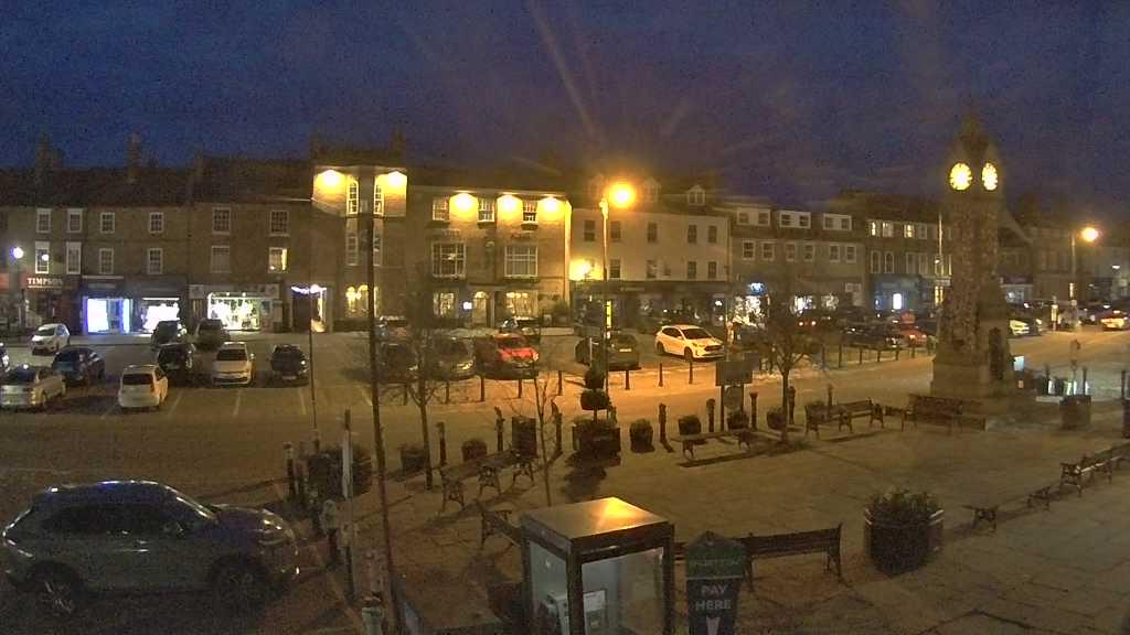 Thirsk webcam overlooking the Market Place