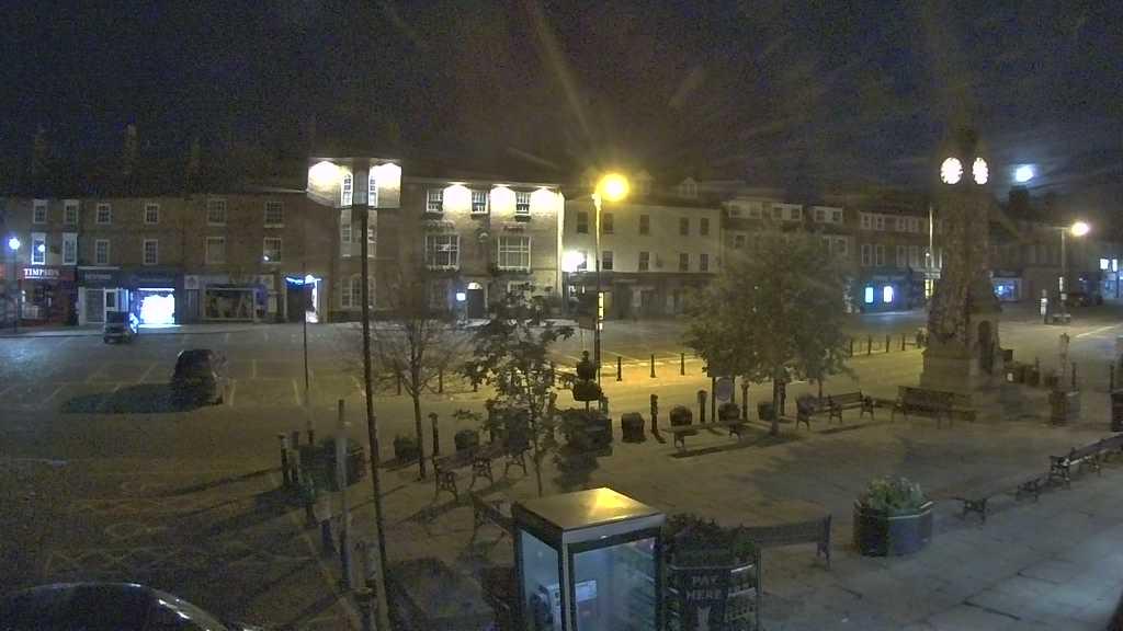 Thirsk webcam overlooking the Market Place