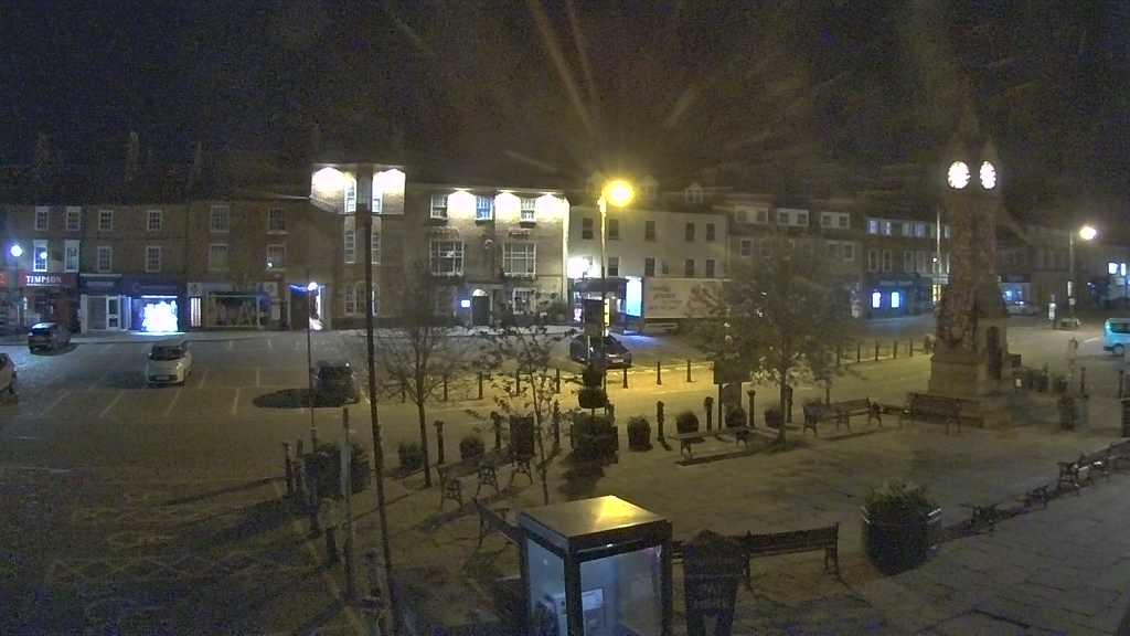 Thirsk webcam overlooking the Market Place