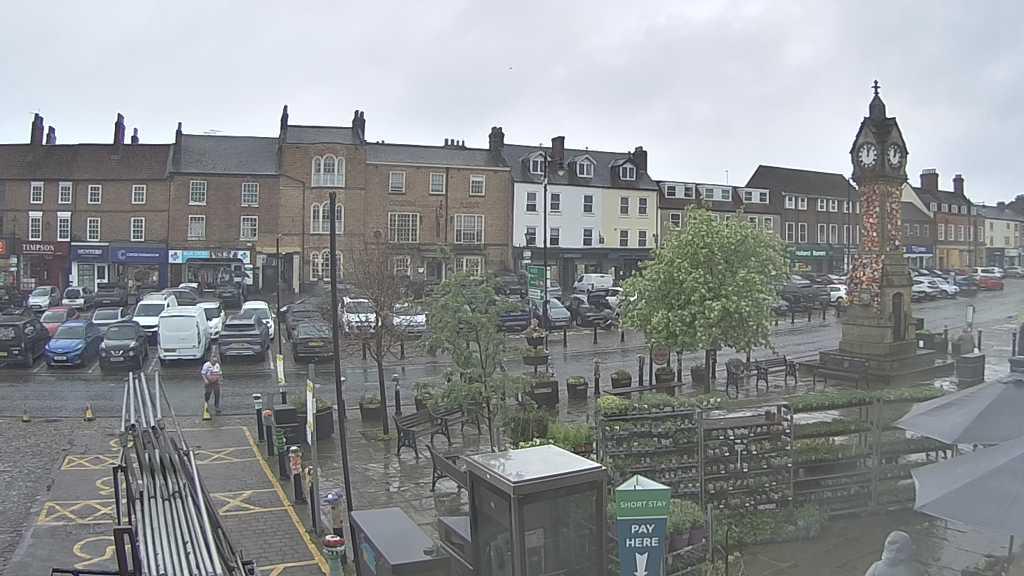 Thirsk webcam overlooking the Market Place
