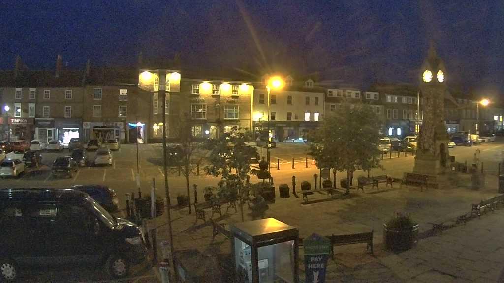 Thirsk webcam overlooking the Market Place