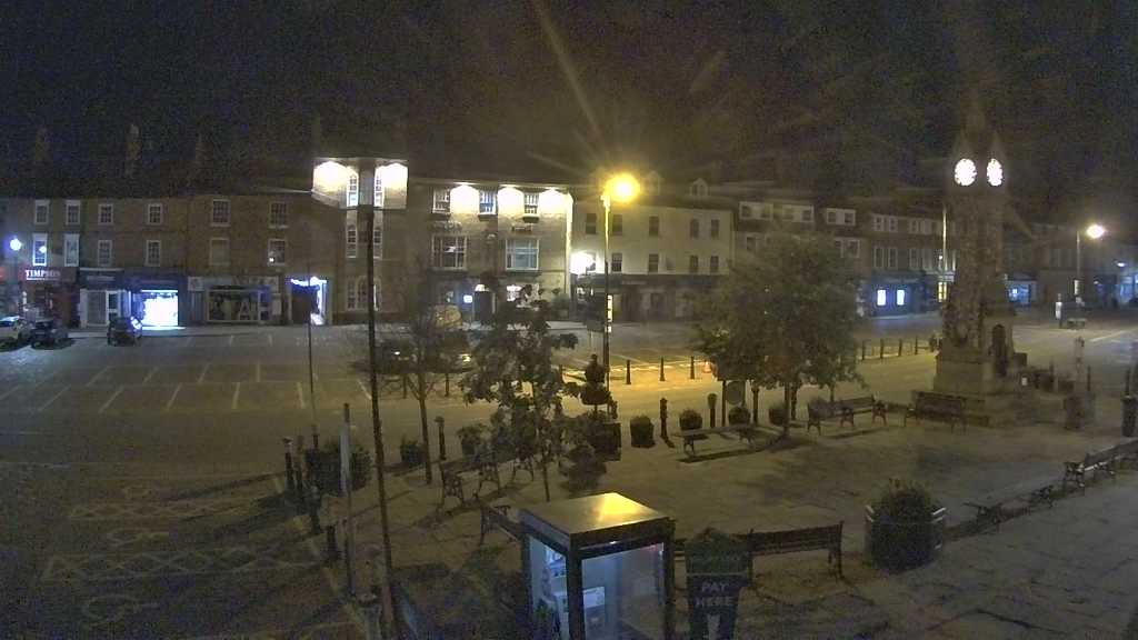 Thirsk webcam overlooking the Market Place