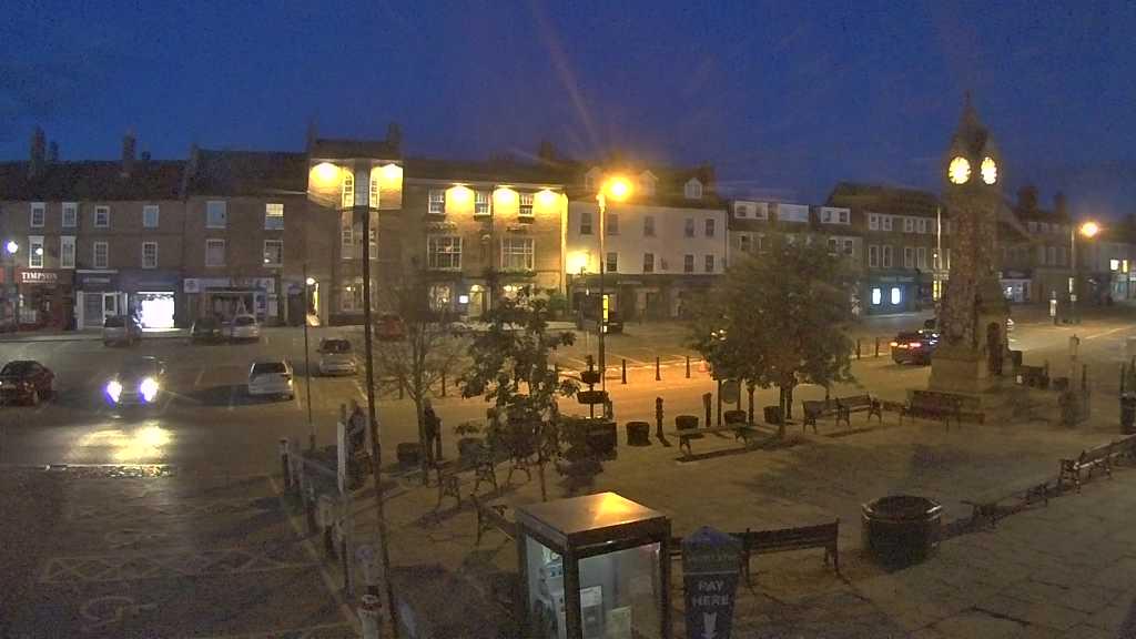 Thirsk webcam overlooking the Market Place